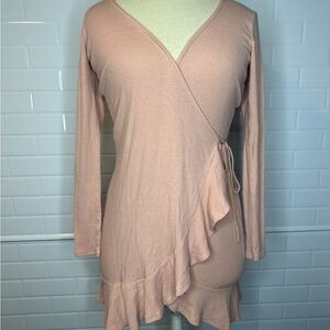 Sugarlips Pink Wrap Dress